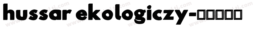 hussar ekologiczy字体转换